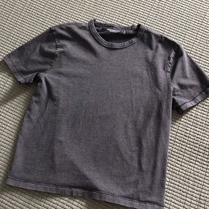 Abercrombie and Fitch Shrunken Tee - Washed Black